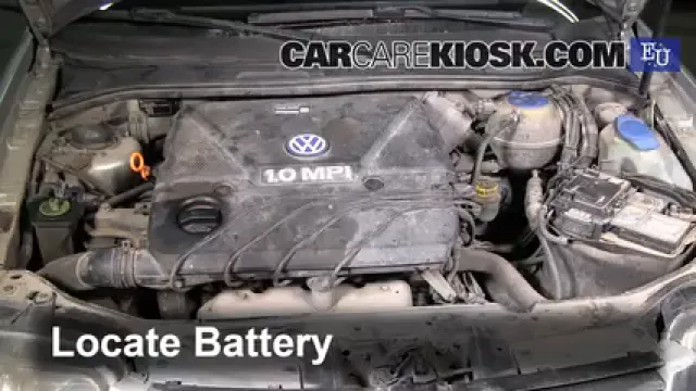 2000 Volkswagen Polo 1.0L 4 Cyl. Battery Replace